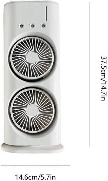 PIXEL Double Ended Spray Fan Desk Fan with Mist MIST16 Cooling Fan All in one Cooler