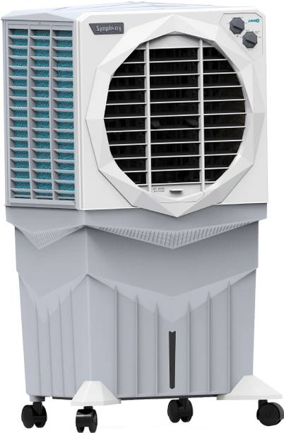 Symphony 75 L Desert Air Cooler with 3 side Honeycomb Cooling Pad CFD Technology Inverter Compatible