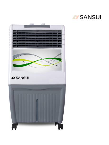 Sansui 35 L Room/Personal Air Cooler 4-Way Air Deflection, Space Saver Design