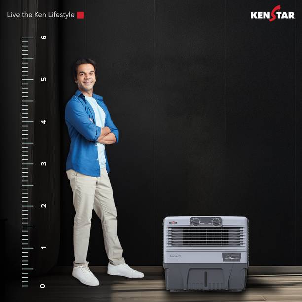Kenstar 60 L Window Air Cooler  (Grey, Auster WW 60)
