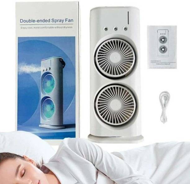 PIXEL Double Ended Spray Fan Desk Fan with Mist MIST25 Cooling Fan All in one Cooler