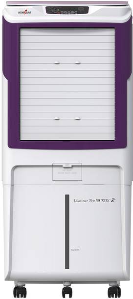 Kenstar 105 L Desert Air Cooler Honeycomb Pads, Anti-Bacterial Protection, Inverter Compatible, Collapsible Louver, 5 Star BEE Rating