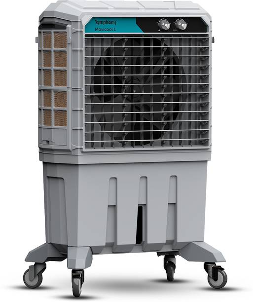 Symphony 125 L Desert Air Cooler Powerful 20m* Air Throw For Faster Cooling | 5 Star Rated | Honeycomb Cooling Pads | Rapid Chill Technology | 3-Year Warranty
