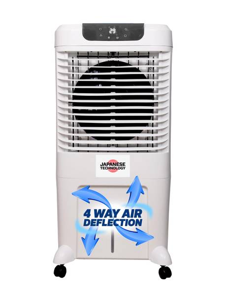 Sansui 80 L Desert Air Cooler Digital Display , Honeycomb Cooling Pads