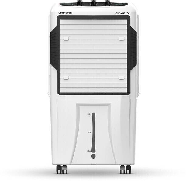 Crompton 100 L Desert Air Cooler with Motor Overload Protection, Auto-drain