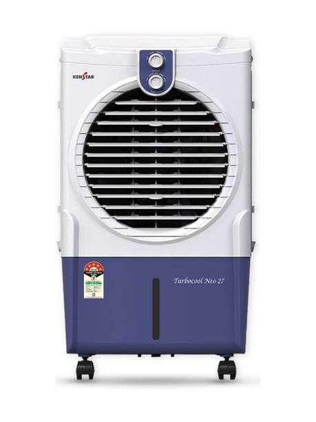 Kenstar 25.5 L Room/Personal Air Cooler Honeycomb Pads, Anti-Bacterial Protection, Inverter Compatible, 5 Star BEE Rating