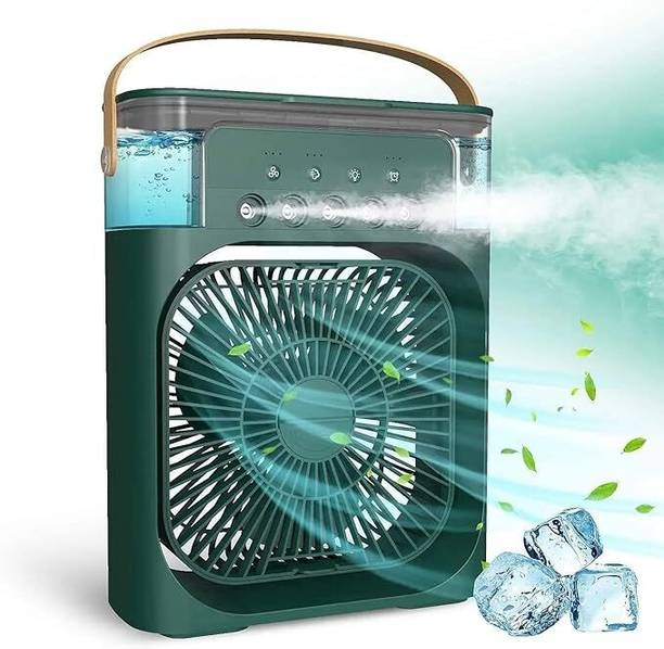 VBEST Portable Mini Air Cooler Fan for Room with LED Light, Timer & 3 Speed Cooling Portable Mini Air Cooler Fan for Room with LED Light, Timer & 3 Speed Cooling USB Air Cooler