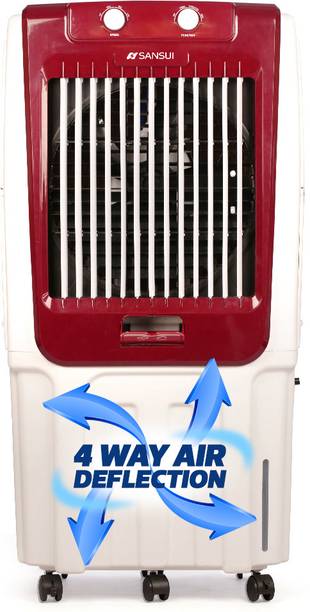 Sansui 105 L Desert Air Cooler for home with 4 way Air Deflection