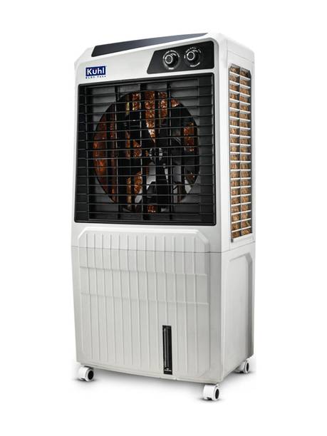 KUHL 60 L Desert Air Cooler 16 Portable Desert Air Cooler200W60L Capacity 16" Blades Honeycomb Cooling Pads for long-lasting Cooling Powerful Air Delivery 1350 RPM 32ft Air Throw Inverter Compatible