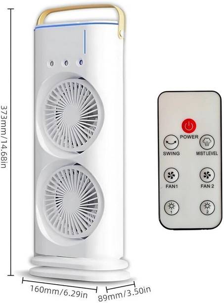 DAKSHWAYBX Double Ended Spray Fan Desk Fan with Mist SPSP-37 Double Ended Fan SPSP-37 USB Fan