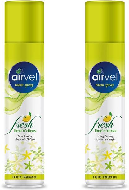 Airvel Fresh Lime 'n' citrus Spray Freshener Refreshes | Odour Neutralizer