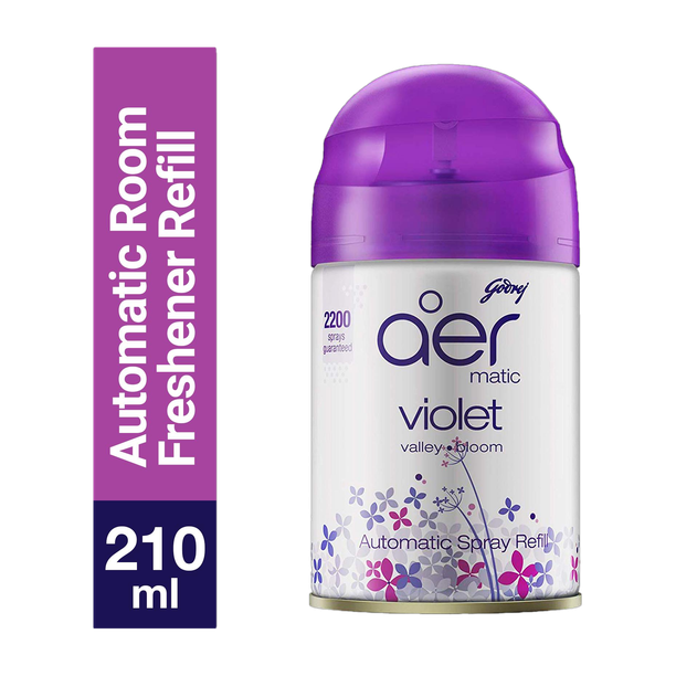Godrej Aer Matic Room Freshener - Violet Valley Bloom Refill MATIC |