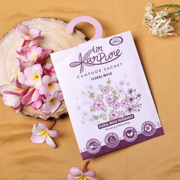 Cycle Pure Air Karpure Camphor Sachet Floral Musk Fragrance Diffuser Sachet
