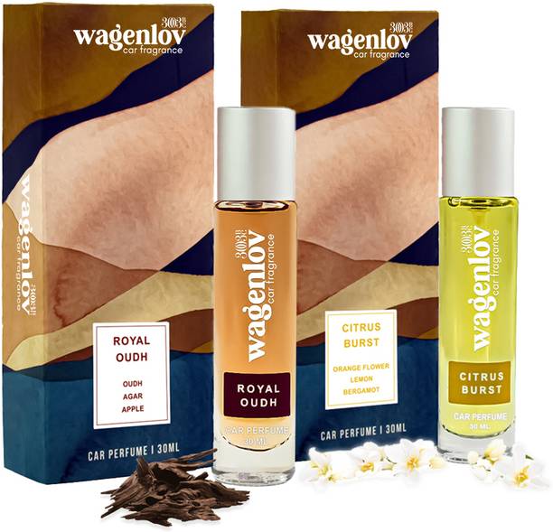 3003BC Wagenlov Citrus Burst Royal Oudh Spray Car Perfumes Air Freshener Gift Set Car Freshener Spray Wagenlov Citrus Burst Royal Oudh Spray Car Perfumes Air Freshener Gift Set