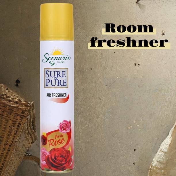 Scenario sun Herbal Spray FRESH ROSE AIR ROOM LONG LASTING FRAGRANCE FRESHNER PACK OF 1
