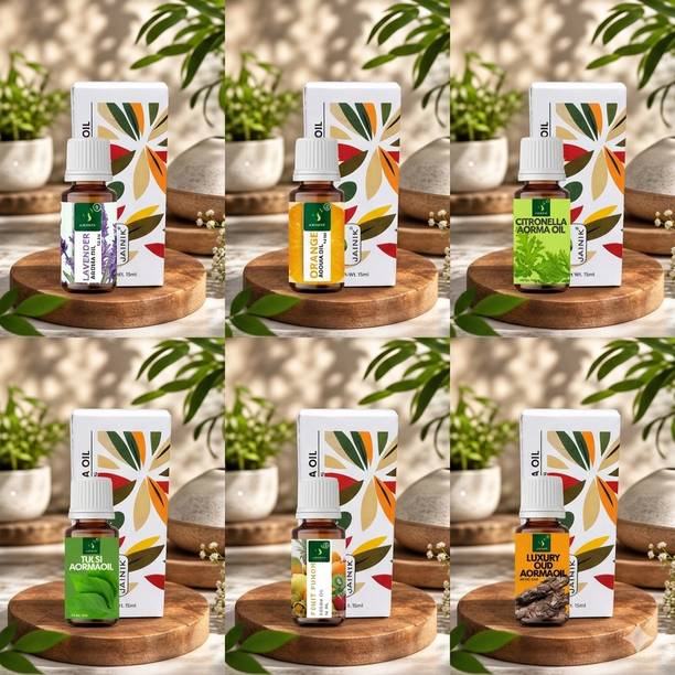 janik lavender,orange,citronella,tulsi,fruitpunch,luxuryoud Aroma Oil Aroma Oil for Home Fragrance | Best for Aromatherapy | Used in Diffusers, Candles, Air Fresheners, Soaps etc.