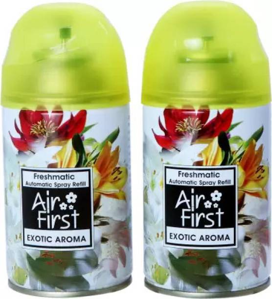 Air first EXOTIC AROMA Pack Of 2 Pcs Automatic Spray