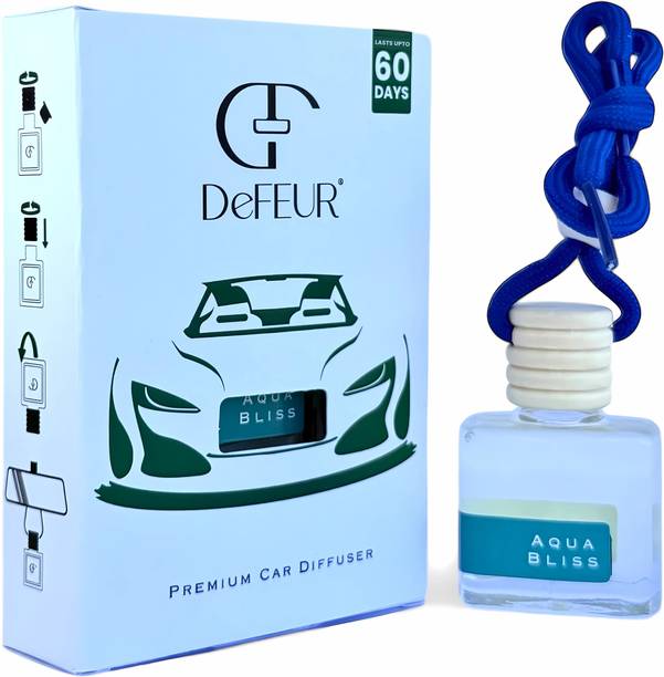 DeFEUR Aqua Bliss Dewy Green Notes, Fresh Air	Spring Water, Soft Florals	Watery Musk Car Freshener Diffuser Dewy Green Notes, Fresh Air	Spring Water, Soft Florals	Watery Musk