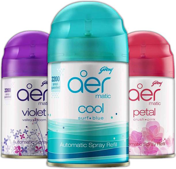 Godrej Aer Matic Violet I Cool I Petal Room Freshner Refill MATIC