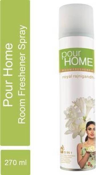 POUR HOME Room Freshener Royal Rajni Gandha 270 Ml Car Freshener Spray Royal Rajnigandha