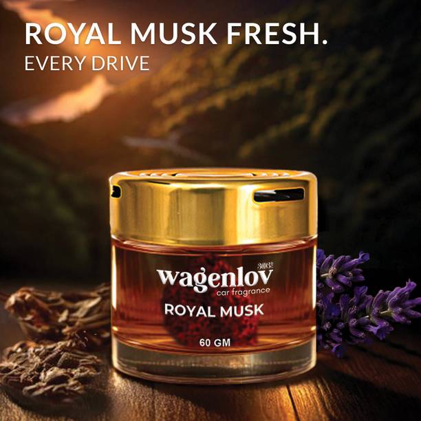 3003BC Wagenlov Royal Musk Gel Car Perfumes Air Car Freshener Blocks Wagenlov Royal Musk Gel Car Perfumes Air