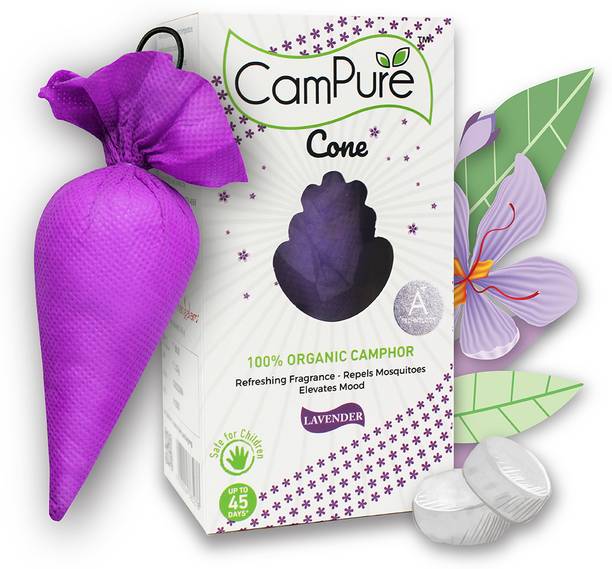 CamPure Cone Air Freshener - Lavender - Pack of 1 Potpourri Cone Air Freshener - Lavender - Pack of 1