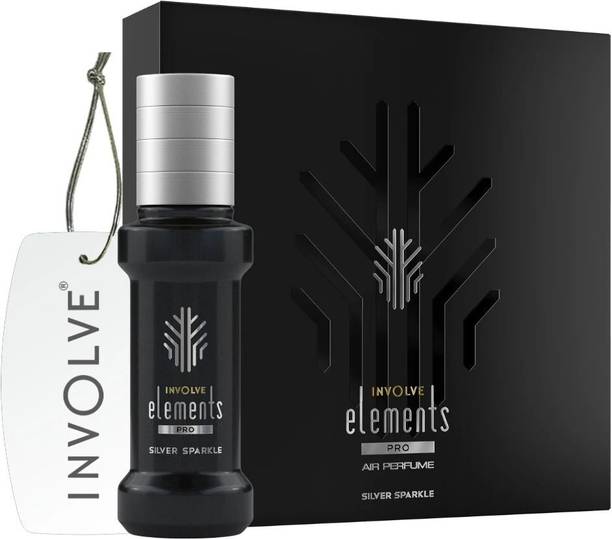 इनवॉल्व एलिमेंट्स प्रो सिल्वर स्पार्कल कार फ्रेशनर
