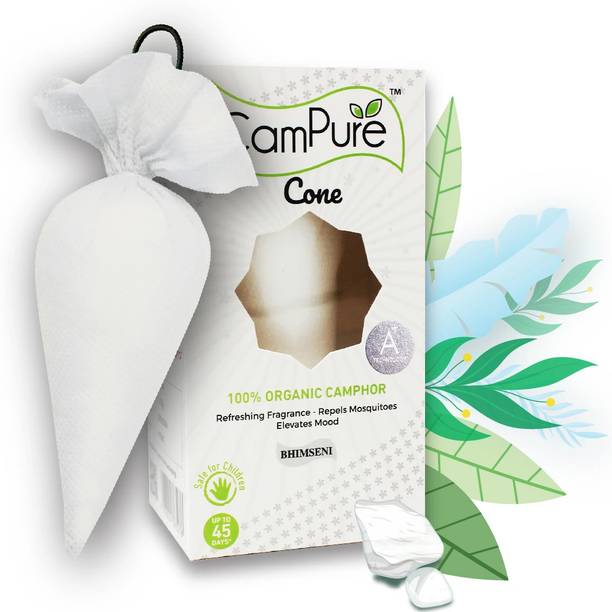 CamPure Cone Air Freshener - Bhimseni - Pack of 1 Potpourri Cone Air Freshener - Bhimseni - Pack of 1
