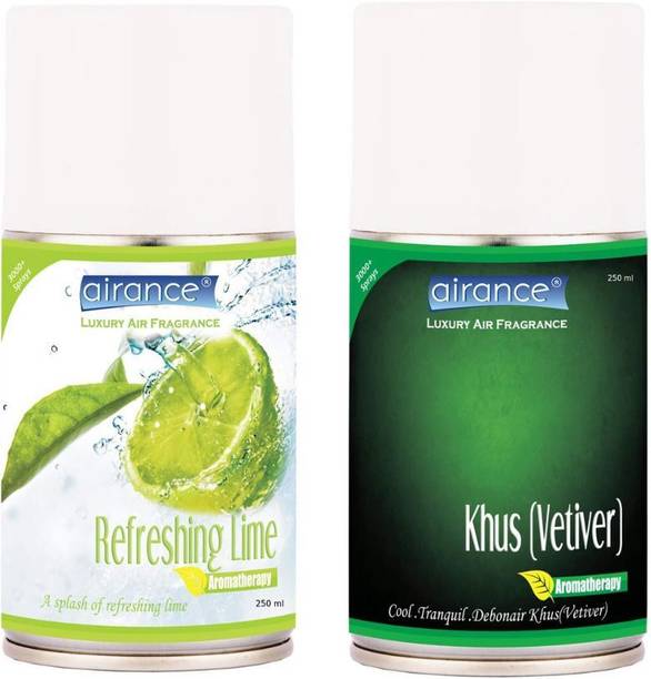 Airance Vetiver, Lemon Spray, Automatic Spray, Refill Automatic room Freshner Refill
