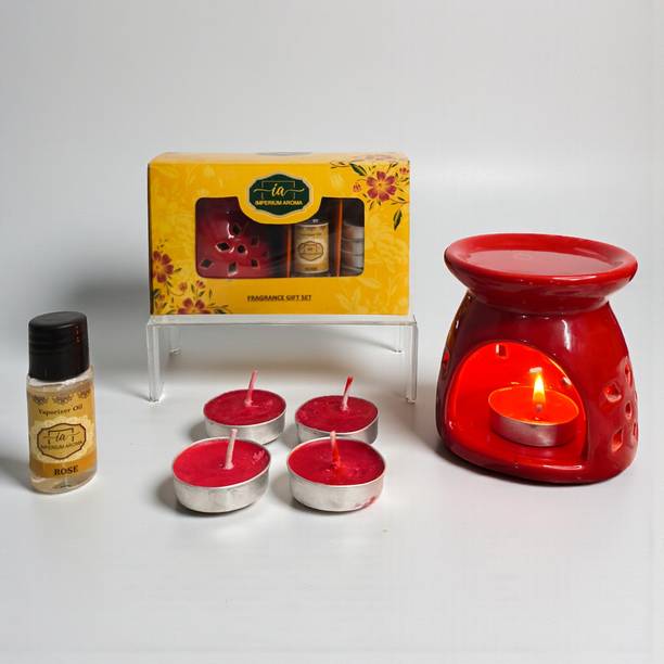 IMPERIUM AROMA rose Diffuser Oil Burner Candle Diffuser for Home Fragrance