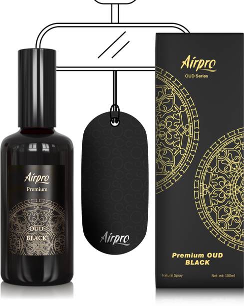 Airpro Oud Black Car Freshener Spray Air Freshener for Car