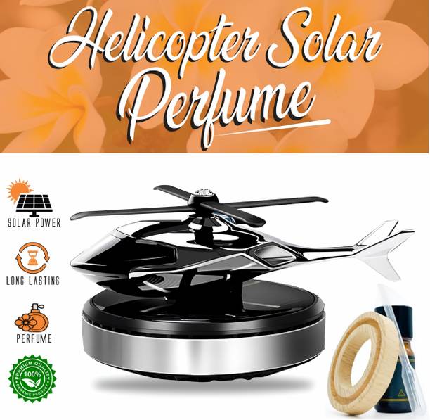 MIKANIX Solar Rotating Helicopter, Car Dashboard Aroma Perfume Diffuser Interior Car Freshener Diffuser Solar Rotating Helicopter, Car Dashboard Aroma Perfume Diffuser Interior