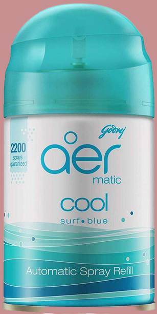 Godrej Aer cool surf blue Car Freshener Refill aer matic,bar freshner,liquid automatic air freshener refill pack _237