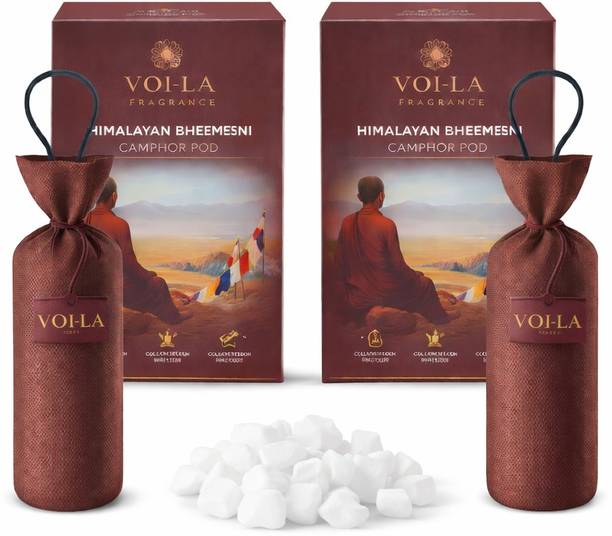VOILA Himalayan Bheemseni Original Camphor Cone, Air freshner For Cars ,Home,Office Potpourri himayan bheemseni-09