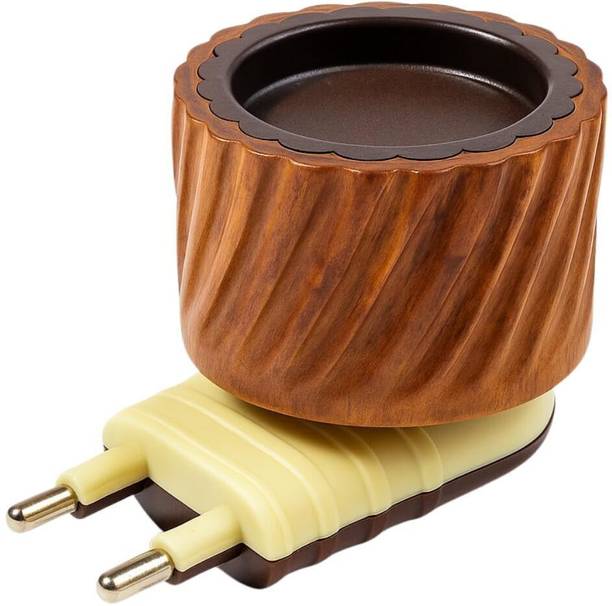 aurent kapoor dani Aroma Oil kapoor dani Electric Aroma Diffuser & Incense Burner – Kapur Dani Camphor, Bakhoor, Oud, Dhoop & Fragrance Oil Stand Machine for Home & Room Freshener - Rose Wood Temple use