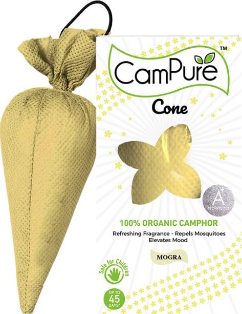 CamPure Cone Mogra - Pack of 4 Potpourri