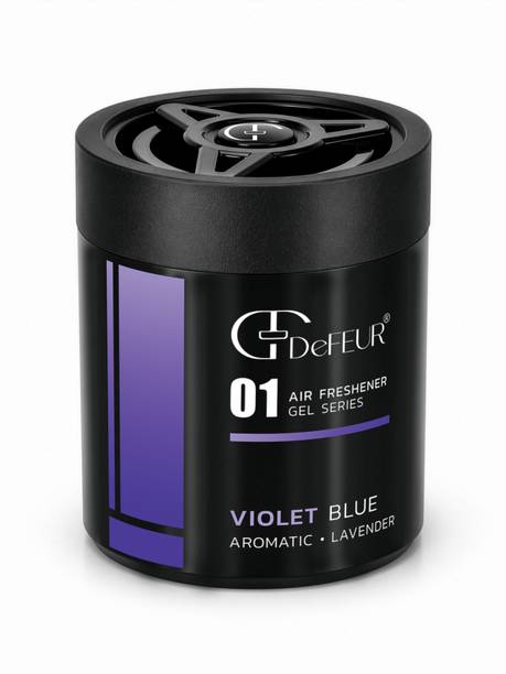 DeFEUR Violet Blue, 120g Leakproof Car Perfume Gel, Lavender-Inspired Aroma Car Freshener Diffuser Car Air Freshener for Dashboard, SUV & Sedan