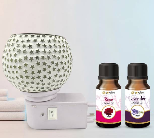 Boxglee Multifragrance Aroma Oil Star Kapoor Dani with Rose + Lavender Oil 10ML for Home,Office Decor