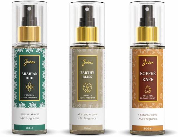 JUDEX Coffee Spray Coffee Air Freshener | Premium Long Lasting Spray for Home, Office, Cars, Hotel, Resort, Room, Cafe (pack Of )