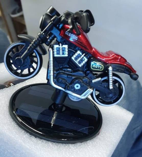 LAVITRA universal Refill Stylish MOTORCYCLE DESIGN working Solar Power with 360 Degree Car Freshener Diffuser, Aroma Oil, Refill Stylish MOTORCYCLE DESIGN working on Solar Power with 360 Degree Rotation for Car Dashboard Air Freshener Perfume