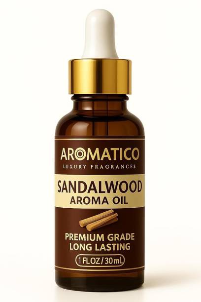 Aromatico Sandalwood Diffuser, Aroma Oil, Refill Air Freshner for Home, Office & Aromatherapy