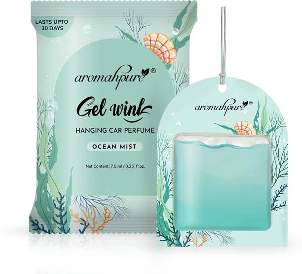 Aromahpure Gel Wink Hanging Car Perfume Aqua Last 30 days Easy to Use gel based air Car Freshener Diffuser GEL-WINK-1