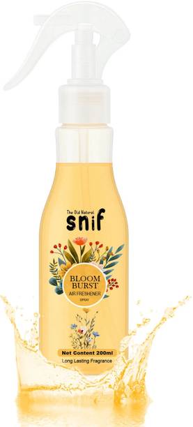 The Old Natural Snif Bloom Burst Room Air Freshener | Essential Oil | Room & Car Freshener Spray Snif Bloom Burst Room Air Freshener | Long Lasting Fragrance with Essential Oils 1000+ Sprays | Room &