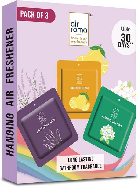 Airroma Lavender, Citrus, Jasmine Blocks Long-lasting Air Freshener, Lasts up to 30 days