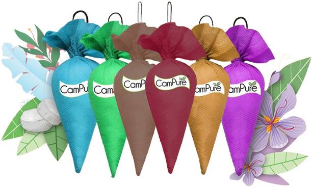 CamPure Jasmine, Oudh, Sandalwood, Lavender Cone Camphor Pack of 6 Original, Jasmine, Oudh, Sandalwood, Lavender, Musk