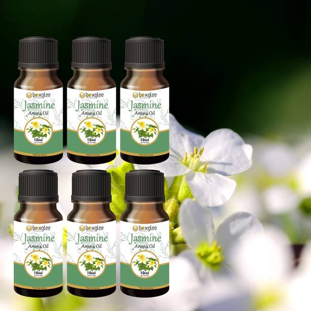 Boxglee multi fragrance Aroma Oil Jasmine Aroma Oil 10ml (Pack of 6 PCS) for Diffuser & Home Fragrance