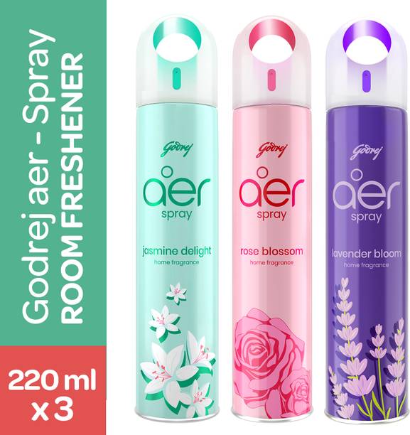 Godrej Aer Jasmine, Rose, Lavender Spray Air Freshener
