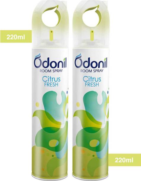 Odonil Citrus fresh | Room airfreshner, Long Lasting Odour | ( 220ml* 2 ) Spray citrus fresh