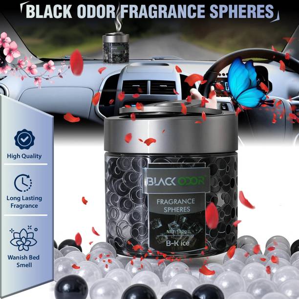 Otoroys B-K ice Fragrance Jelly Balls Black Air Freshener for Car and Home Diffuser Natural and Elegant, Fruit and Flower Fragrance