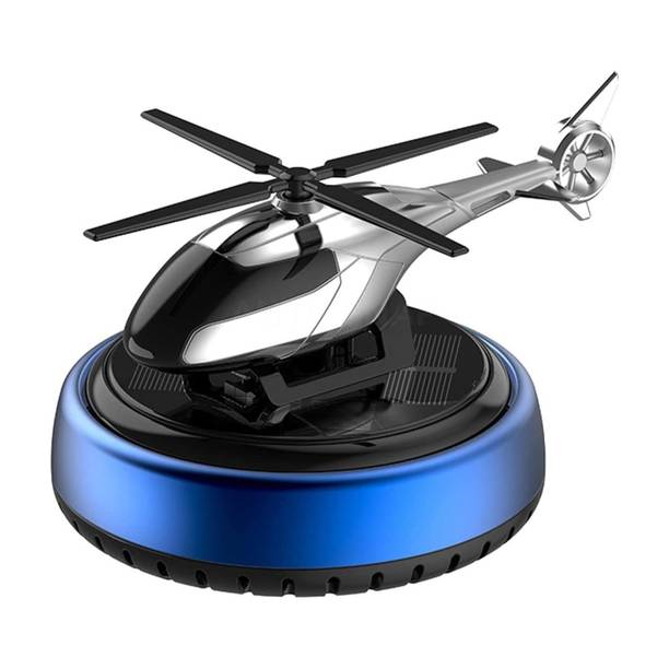 LAVITRA New Helicopter Solar Car Air Freshener Interior Decoration Dashboard Perfume Car Freshener Diffuser Trending New Helicopter alloy Solar Car Air Freshener Aromatherapy Car Interior Decoration Accessories Perfume Diffuser